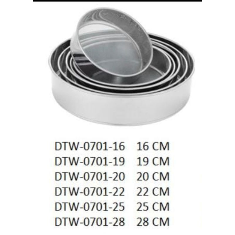 Alat Saring Penyaring Strainer Ayakan / Saringan Ayakkan Tepung / Gula Halus Stainless Steel Diamete