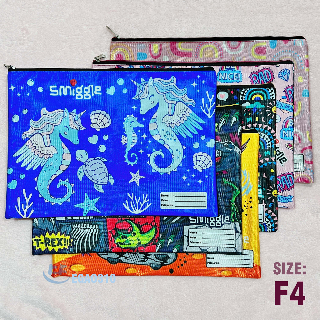 Map Folder Dokumen F4 Kain- Smiggle