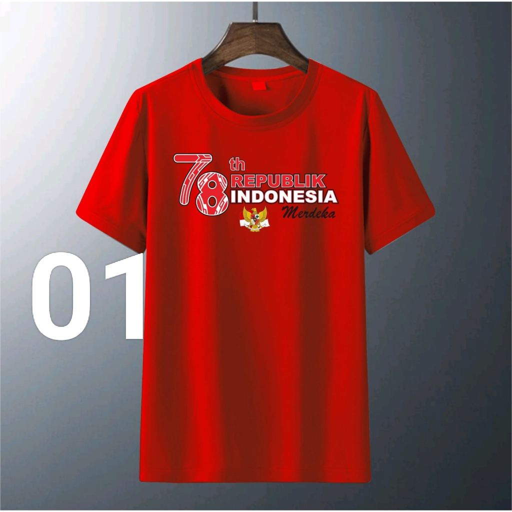 ((IB))KAOS DEWASA 17 AGUSTUS/HUT RI DIGITAL SABLON