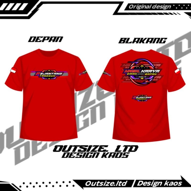 KAOS PEJANTAN TANGGUH BIGSIZE  M L XL 2XL 3XL KAOS TSHIRT PEJANTAN TANGGUH OVERISIZE