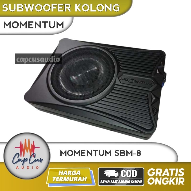 SUBWOOFER KOLONG AKTIF MOMENTUM SBM-8 / SUBKOLONG MOMENTUM SBM-8 / SUBWOOFER SLIM MOMENTUM / SUBWOOF