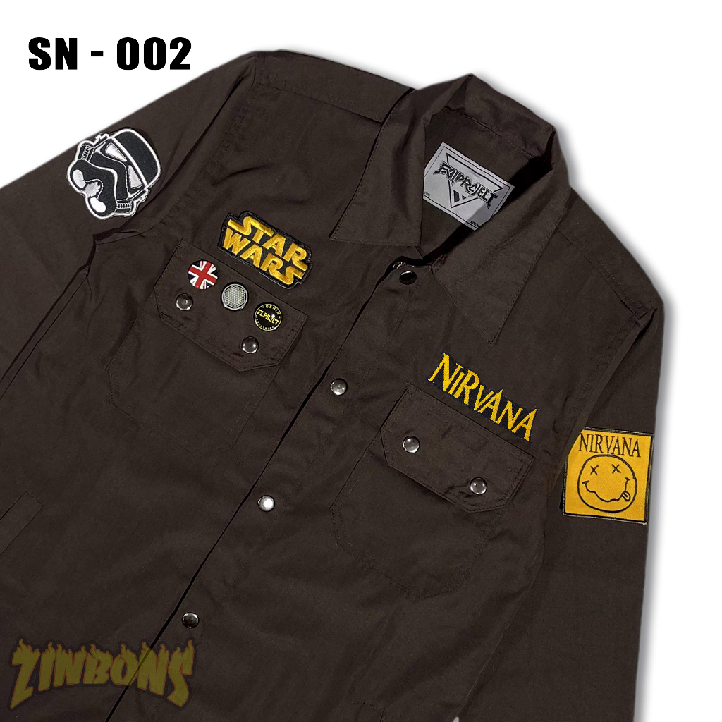 JAKET SEMI PARKA NIRVANA JAKET PRIA TRUCKER SEMI PARKA