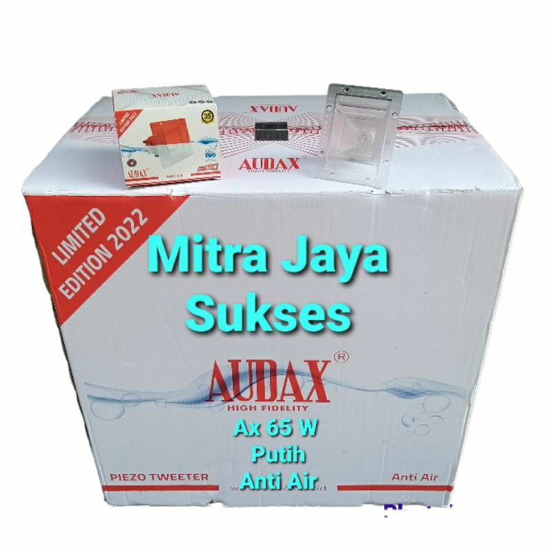 Per Dus - Tweeter Audax ax 65 W PUTIH Anti Air Waterproof Anti Panas Anti Lembab Speaker Walet