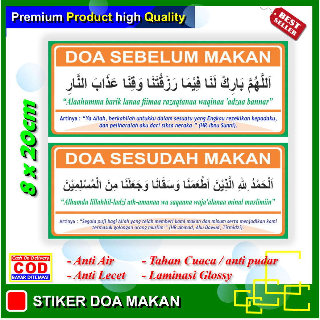 

Stiker new doa sebelum makan sticker setelah makan