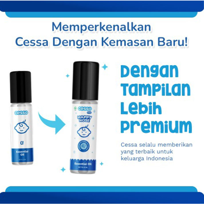 Cessa Kids Happy Nose - Essential Oil Pereda Batuk &amp; Pilek Anak
