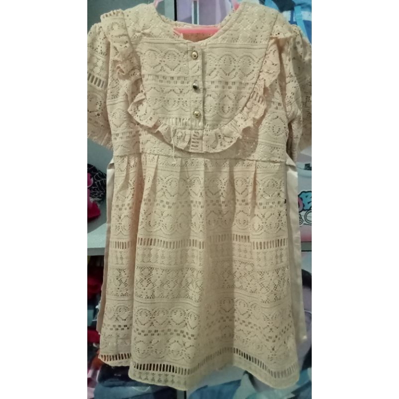 preloved dress brukat pesta