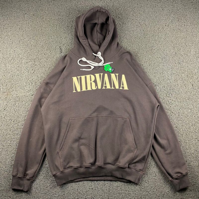 HOODIE NIRVANA FULL TAG LABEL CASUAL HYPE