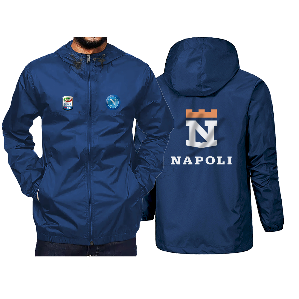 Jaket Hoodie Parasut  napoli Harian tebal lapis busa dactron