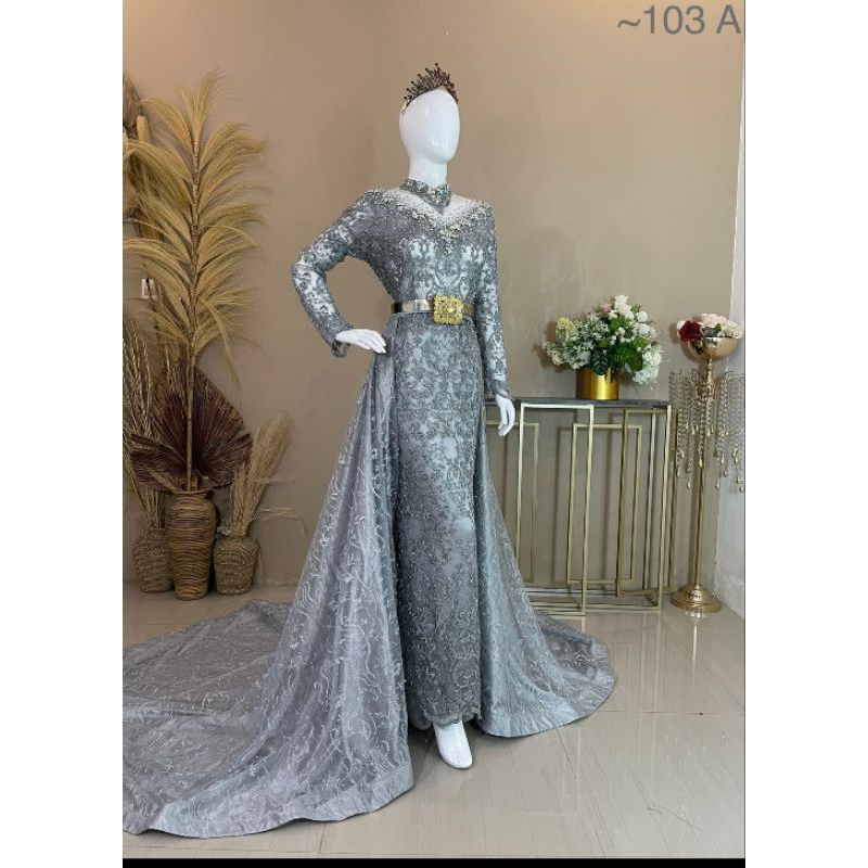 TERLARIS.. GAUN PENGANTIN SLIM EKOR MODERN//GAUN SALE//KEBAYA