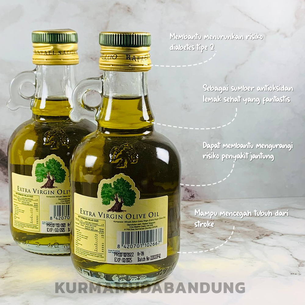 

MINYAK ZAITUN 90ml/250ml RS RAFAEL SALGADO EXTRA VIRGIN OLIVE OIL