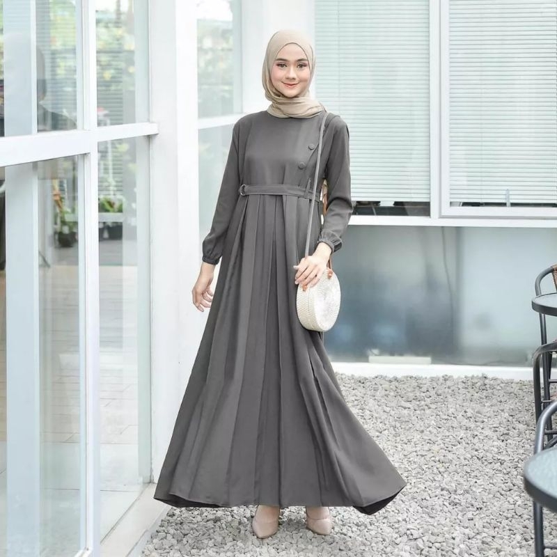 Mahya Dress Gamis Wanita muslim Fit To XL