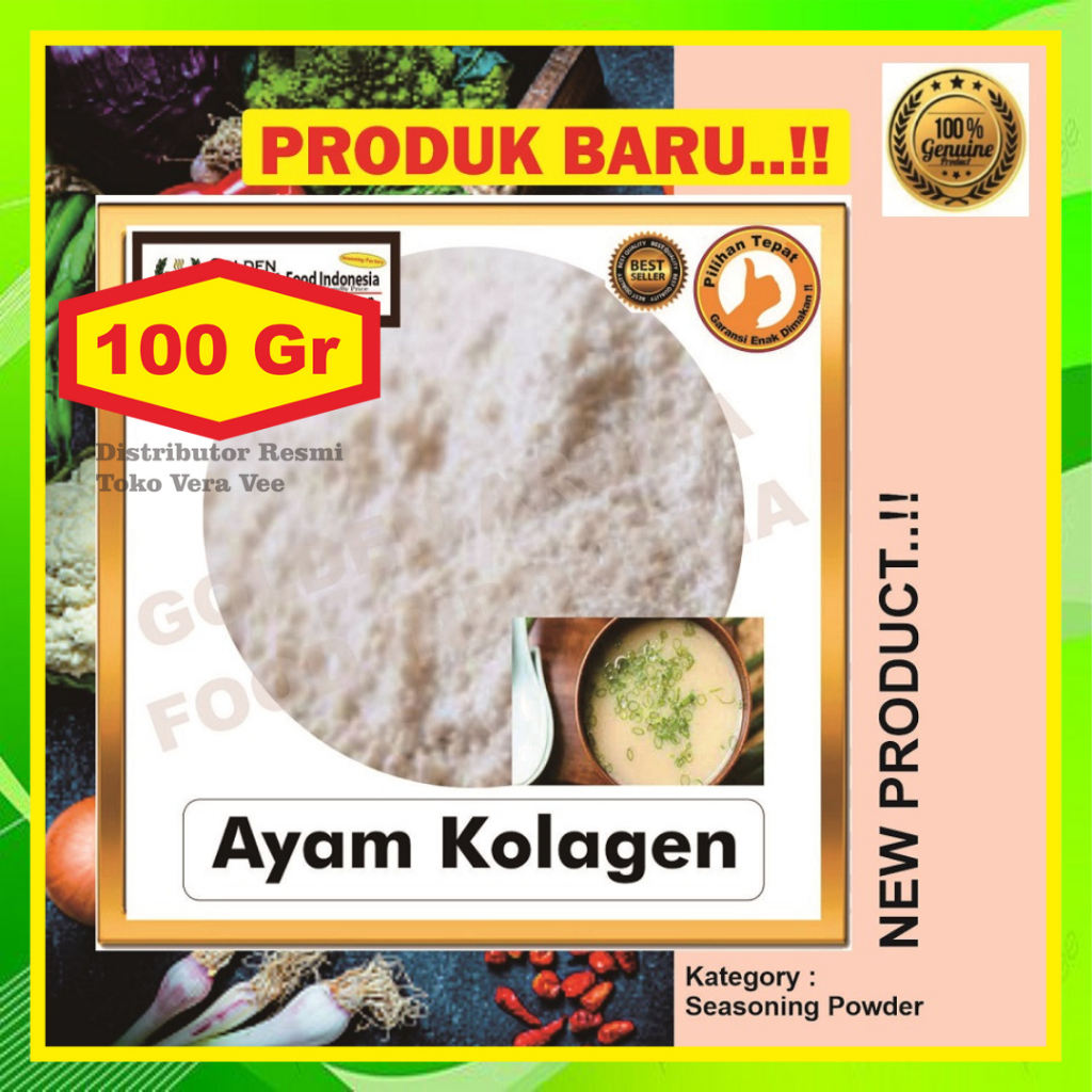 

Bumbu Tabur Rasa Ayam Kolagen 100 GR Bubuk Tabur Ayam Kolagen Powder Aneka Asin Manis Gurih Terbaik Premium Enak Impor Instan Grosir Kentang Goreng Basreng Buah Cimol Kripik Pisang Keripik Singkong Makaroni Cilung Jambu Gorengan Taiwan