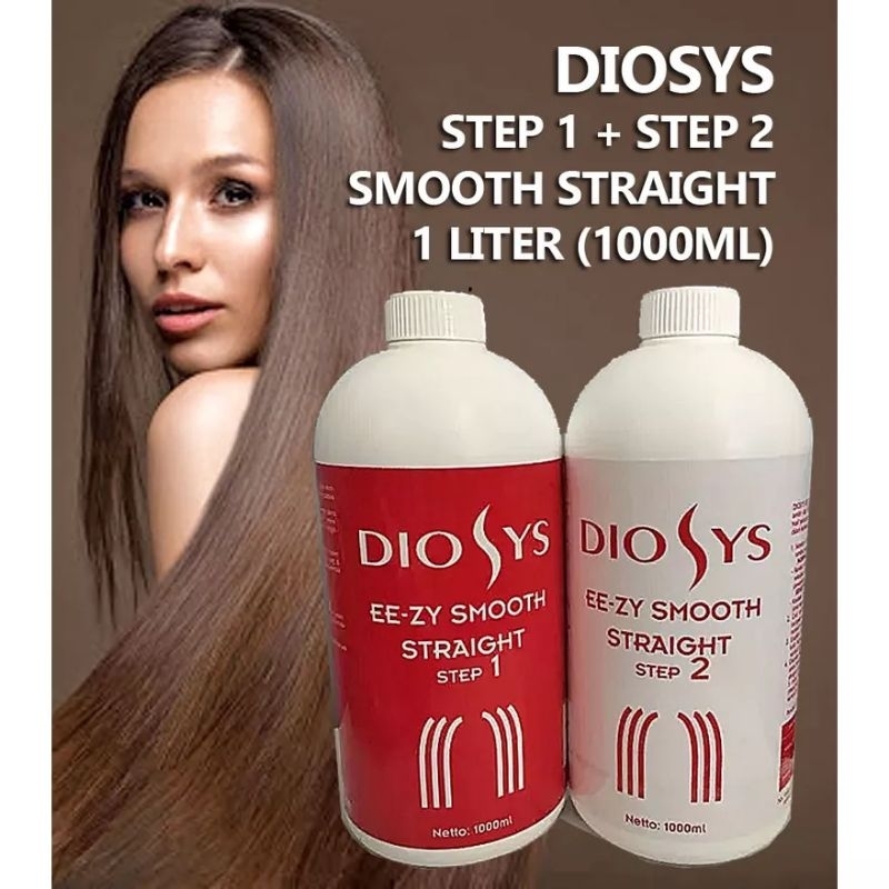 DIOSYS STEP 1 &amp; STEP 2 1KG (1000 mL) | Pelurus Rambut Rebonding Smoothing