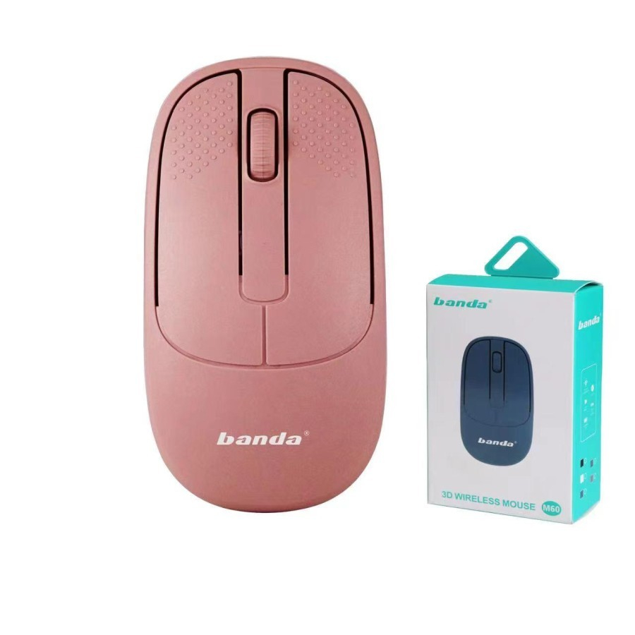 EM Mouse Wireless M60 Banda mouse murah