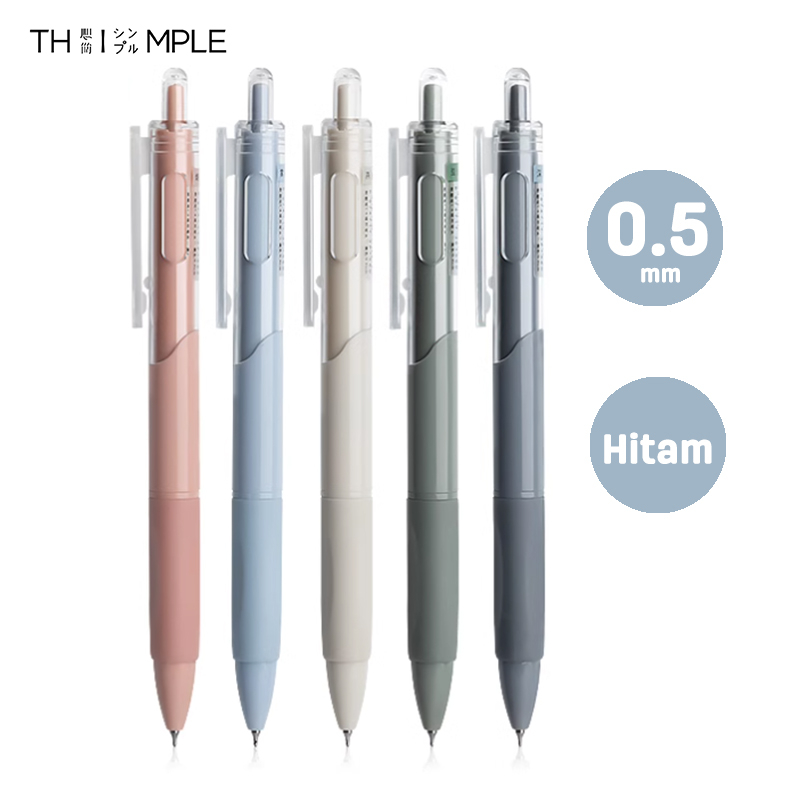 

PULPEN GEL MEKANIK 0.5MM / BALLPOINT MEKANIK 0.5mm hitam-THIMPLE