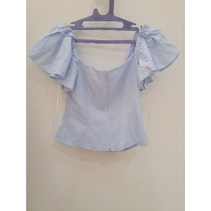 Blouse baby blue LOVE BONITO size s