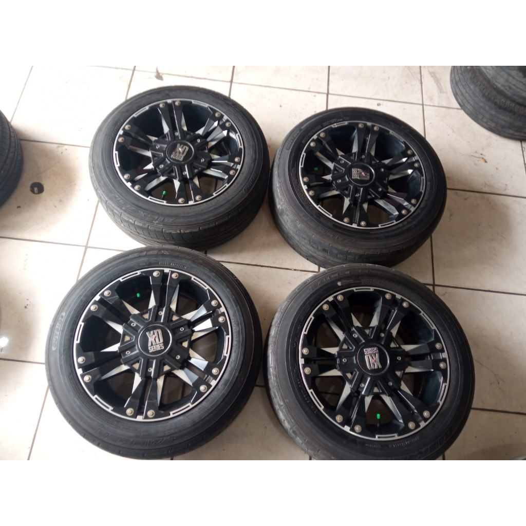 Velg Bekas Mobil Reborn Venturer Ring 17 XD Series Ban 215 60 R17 Falken
