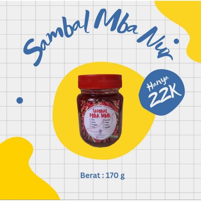 

sambal mba nur