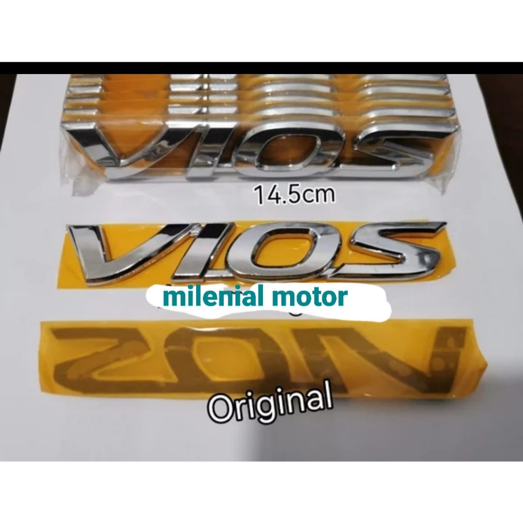 emblem logo belakang vios limo ori