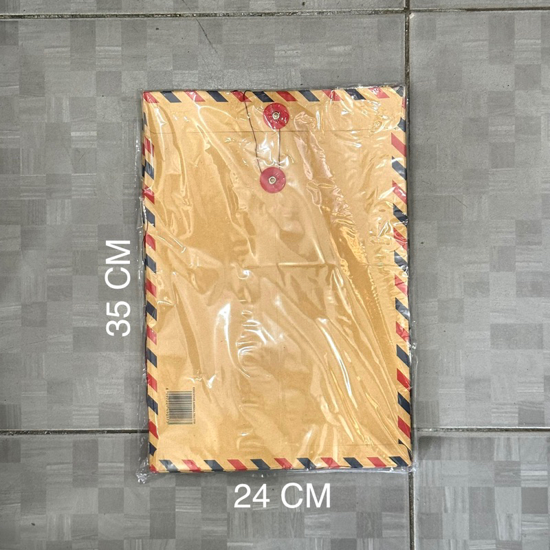 

Amplop Tali Airmail 310 (24 x 35 cm) isi 10 lembar