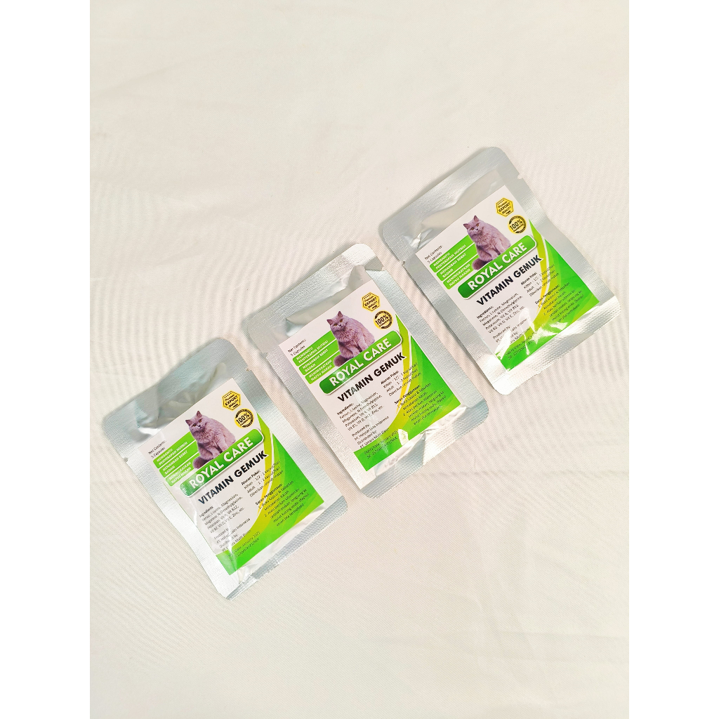 ROYAL CARE VITAMIN GEMUK Kucing jadi nafsu makan Sachet isi 5