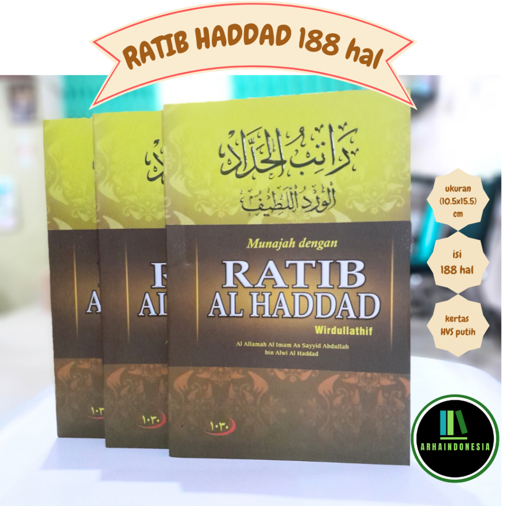 RATIB AL HADDAD WIRDULLATHIF Dzikir Wirid Doa (188 hal)
