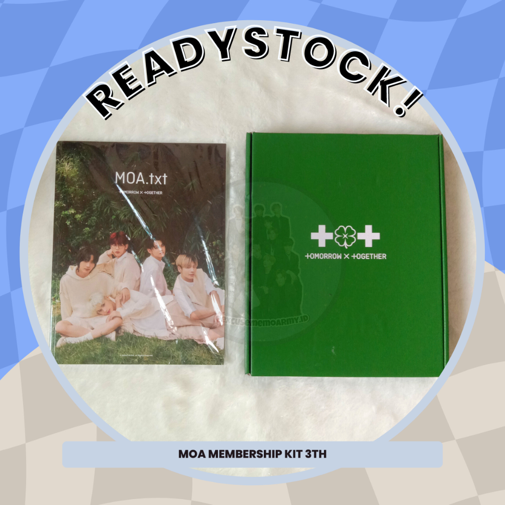 [READYSTOCK] MOA MEMBERSHIP KIT 3TH MOA.TXT PHOTOBOOK TOMORROW X TOGETHER UNSEALED PLUS BOX