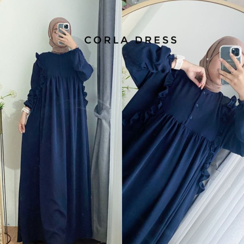 CORLA DRESS ( SR 0011) ALISIA DRESS // DRESS CRINGKLE AIRFLOW KEKINIAN