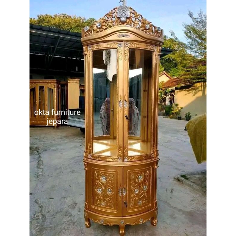 bufet pajangan ukir jepara