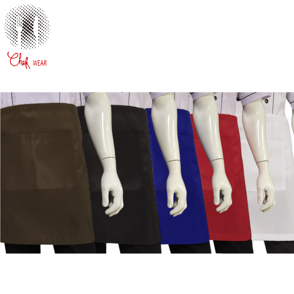 Chef Wear Apron / Celemek Pendek Waterproof A