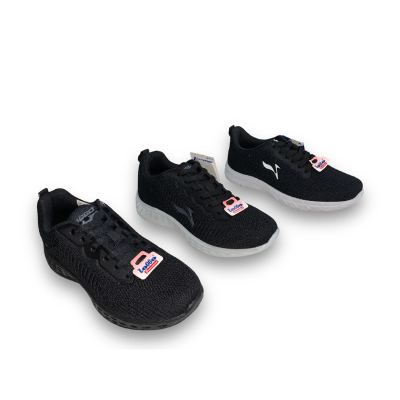 LOGGO Sepatu Sekolah Sepatu Santai Sepatu Hitam Putih