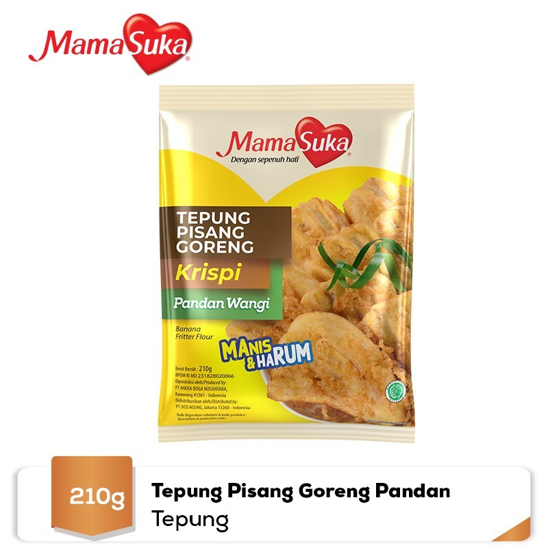 

Mama Suka Tepung Pisang Goreng Pandan Wangi 210 g