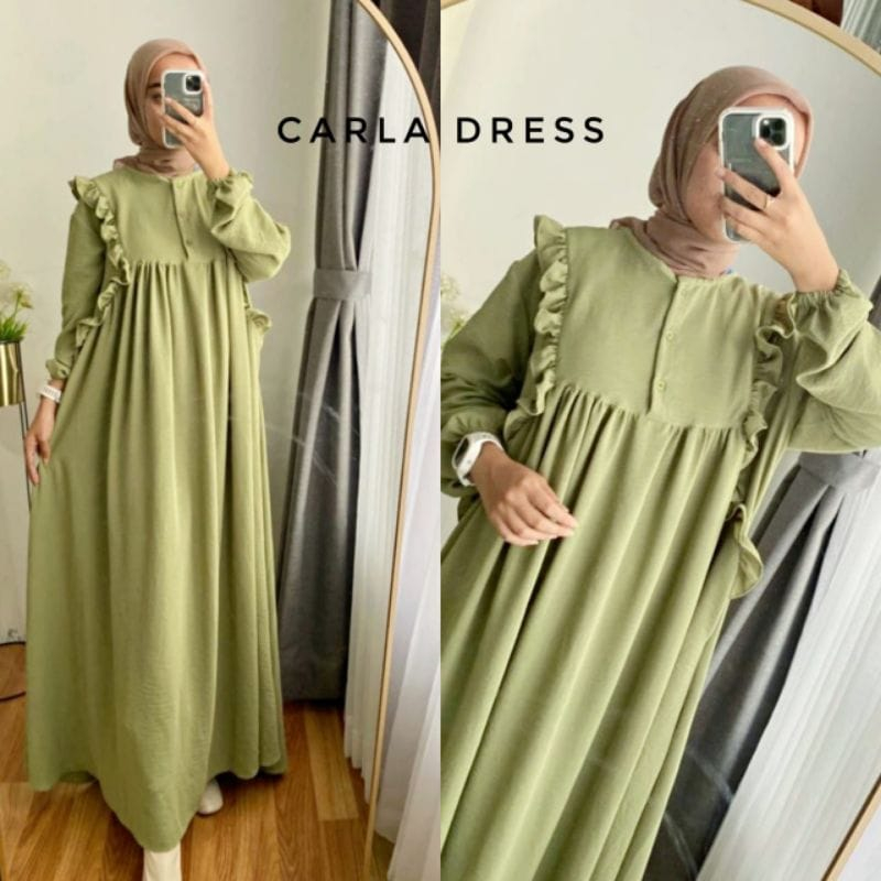 CORLA DRESS CRINKLE AIRFLOW//GAMIS CRINKLE TERBARU SR.011