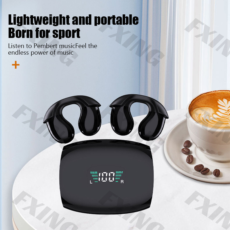 New Bone Conduction Bluetooth Earphone TWS Bluetooth 5.3 Wireless Bluetooth Headset Sport Earbud Waterproof ENC Noise Canceling