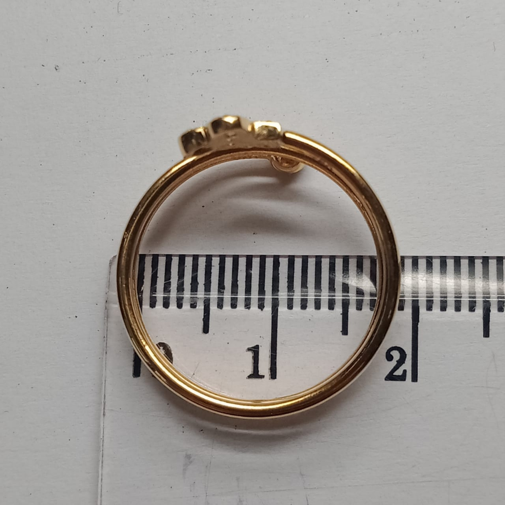 Cincin Emas 17K - 1.3 Gr Kadar 750 - CBS100000044