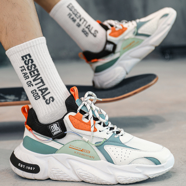 TBIG [COD] Sepatu Sneakers Pria QBISHOES Sepatu Import Fashion Olahraga