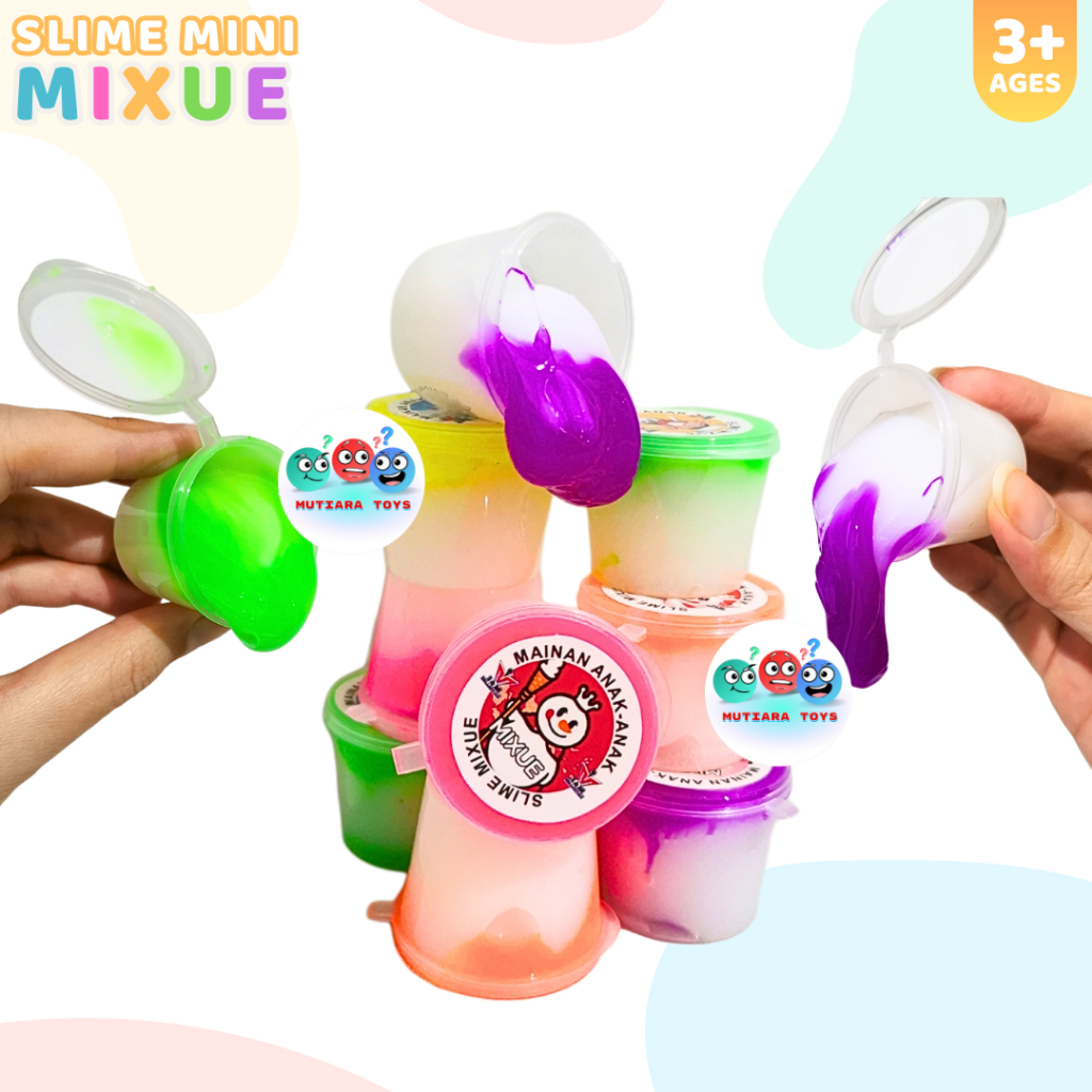 MWN Mainan Anak Slime 2 warna Mixuee - 1pc