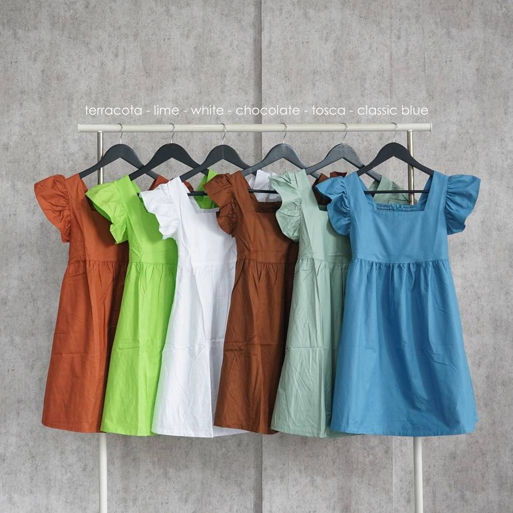 Premium Lodeya Ruffle Dress TH 637 COTTON