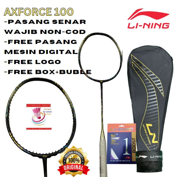 RAKET LINING BADMINTON BULUTANGKIS LINING AXFORCE 100 ORIGINAL