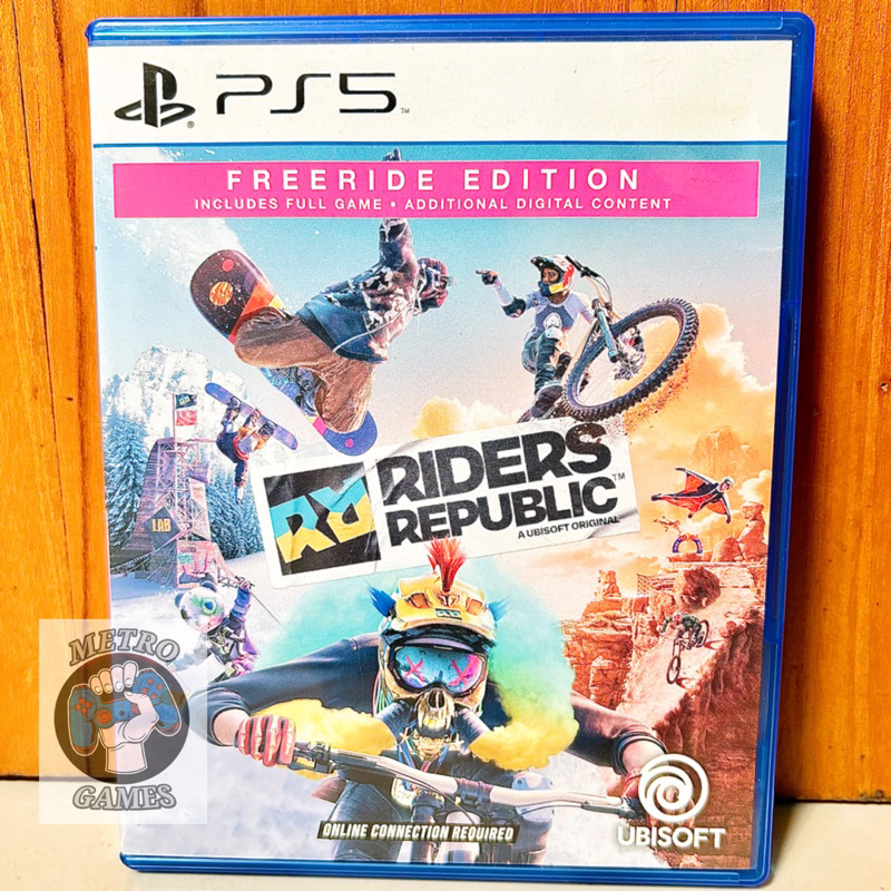 Riders Republic Ps5 Kaset Riders Republic Playstation 5 CD BD Game Games Rider Republic Ps5 Republics mainan gim original ori asli balapan balap sepeda downhill raider drag racing race motor mobil down hill rally riders republic ps4 ps5 bluray disc 4