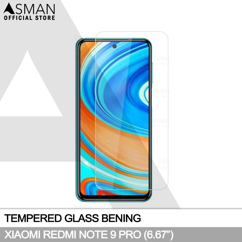 Tempered Glass Xiaomi Redmi Note 9 Pro (6.67&quot;) | Anti Gores Pelindung Layar Kaca - Bening