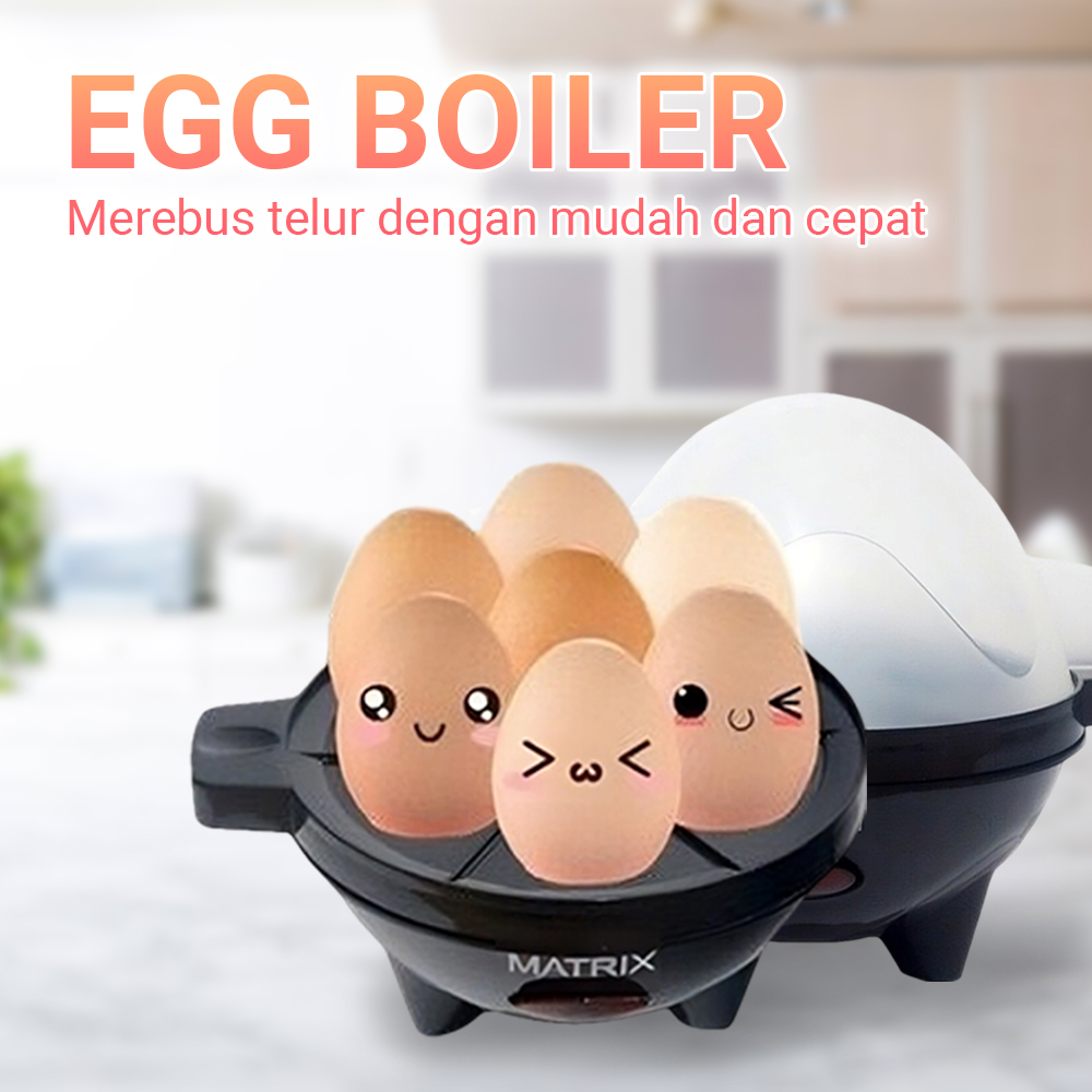 Electric Egg Cooker Boiler Alat Rebus Telur ZD-001 Termurah