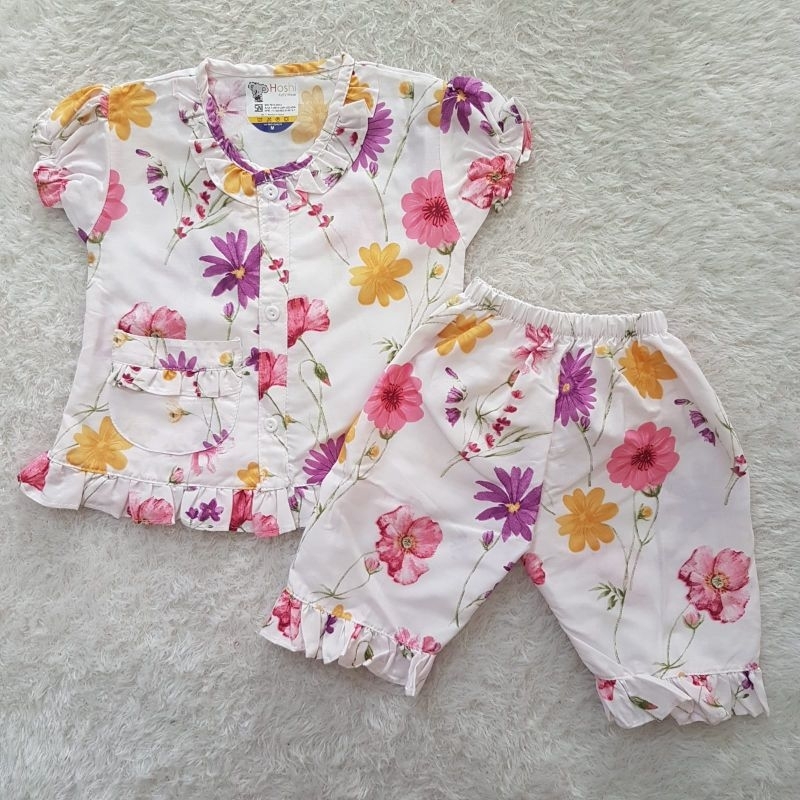 Baju Bayi Piyama Katun Hoshi set