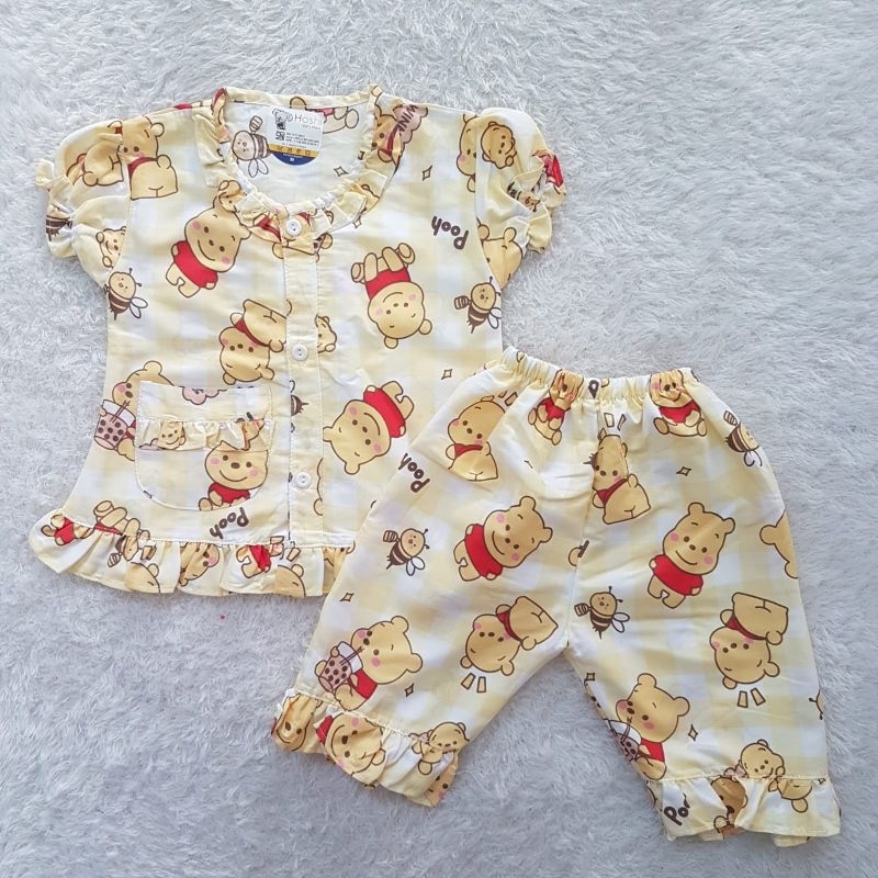 Baju Bayi Piyama Katun Hoshi set