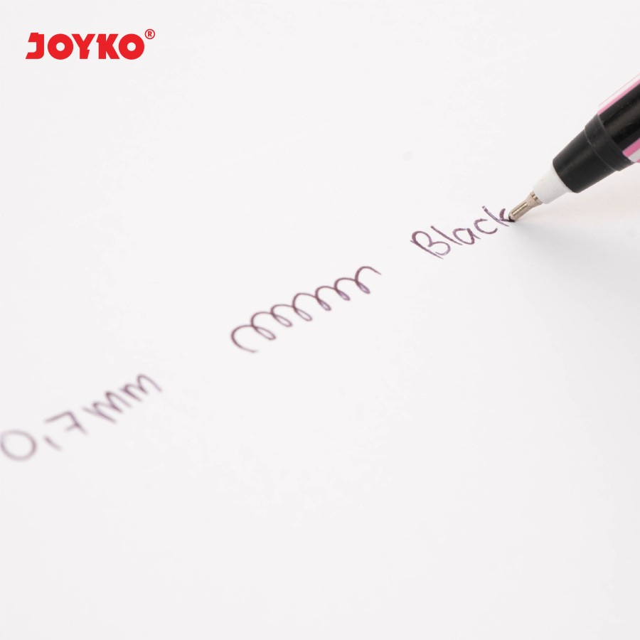 JOYKO Ball Pen Pulpen Pena Joyko BP-327 Maze 0.7 mm Warna HITAM