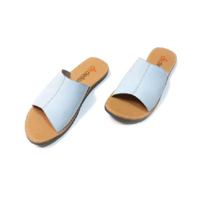Sandal Wanita Dewasa Sandal Flat Karet Casual