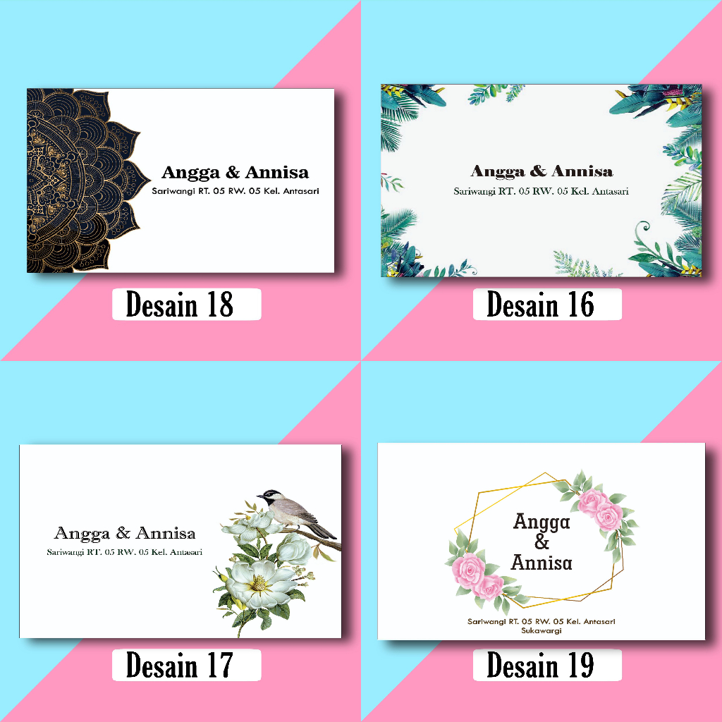 

Bgain - Amplop Cetak Nama Alamat 95x152mm (20pcs)