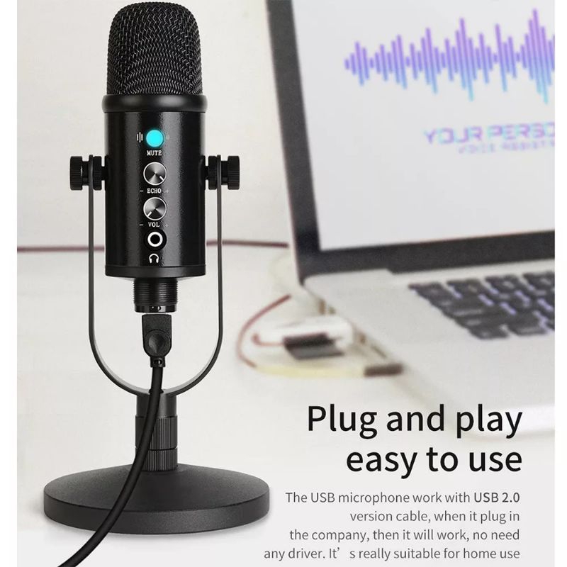 COSTA CM - U100 CONDENSOR USB FOR MIC PODCAST RECORDING