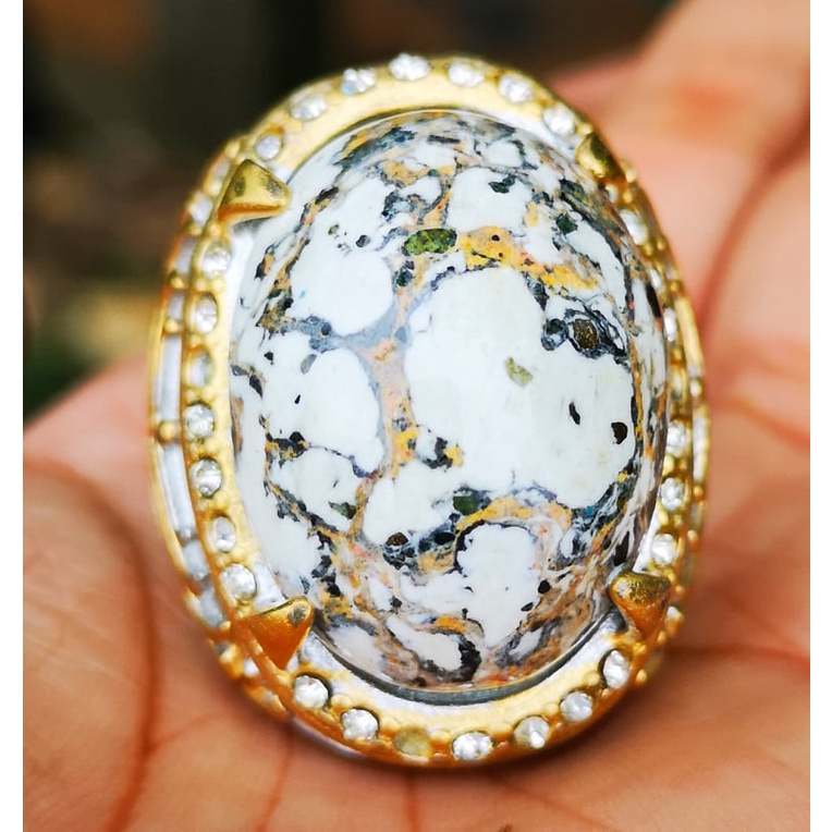 Batu Akik Pirus Putih Sulawesi Size jumbo