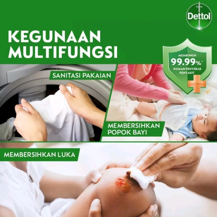 DETTOL ANTISEPTIK LUQUID | DETTOL CAIR 45ML MEMBUNUH KUMAN DAN BAKTERI